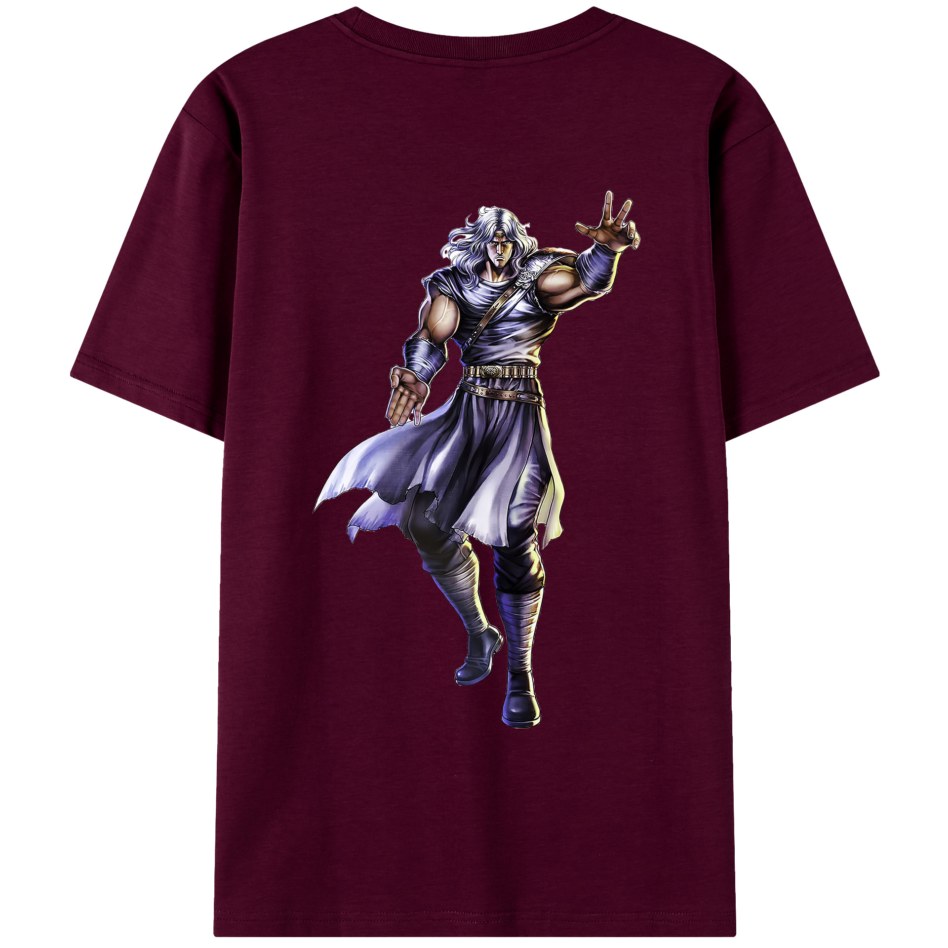（画像用） 北斗の拳 Fist of the North Star レディース半袖Tシャツ(バックプリント)